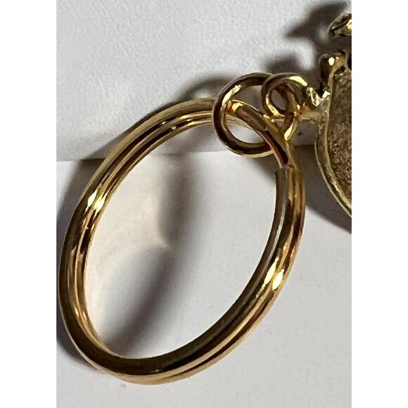 Key Chain Primavera AJC Penny Noah's Ark and Animals Gold Tone Heavy Vintage - Picture 7 of 7